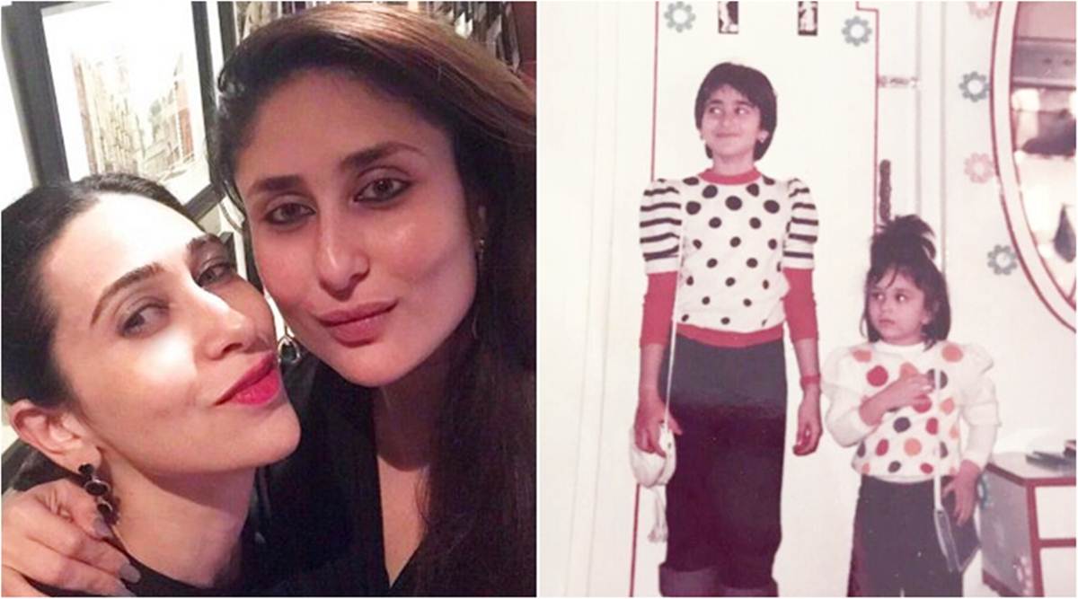 Karisma Kapoor Pulls A Throwback Thursday While Wishing Sister Kareena Kapoor On Her 37th Birthday Entertainment News The Indian Express while wishing sister kareena kapoor