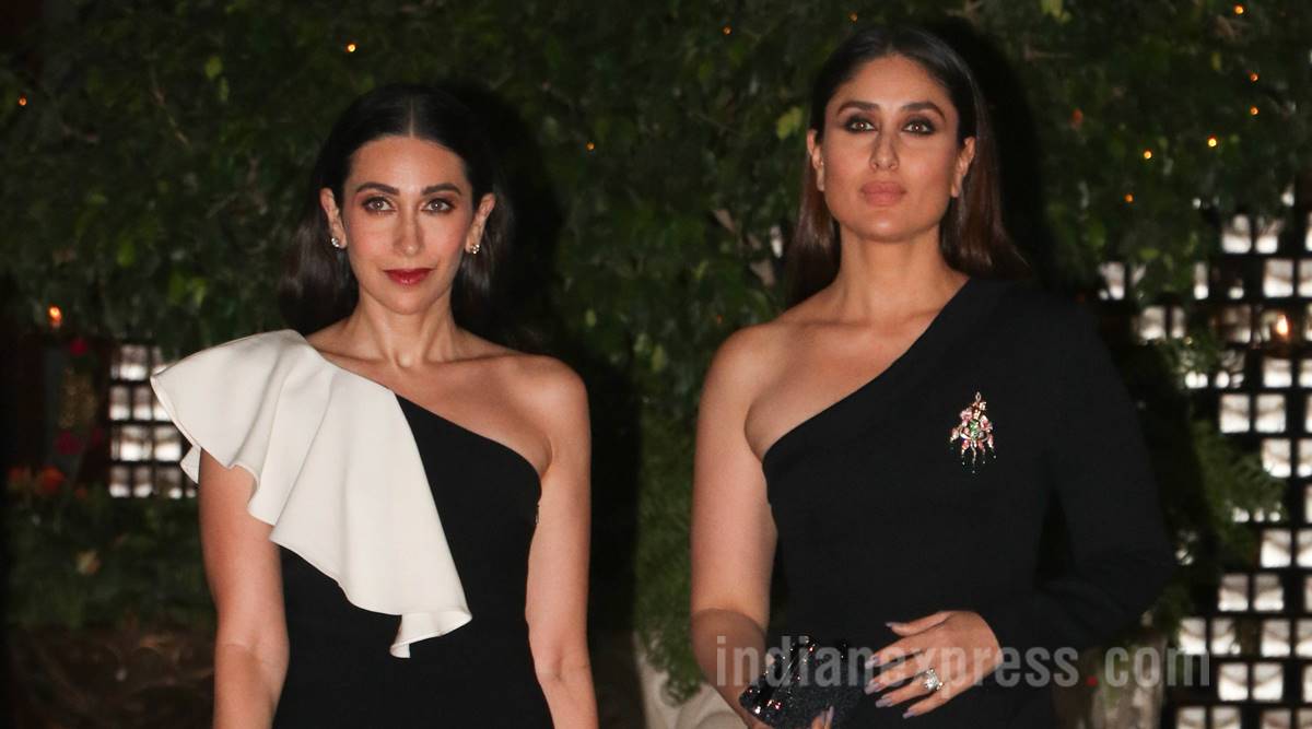 Kareena Kapoor Khan, Karisma Kapoor twin in black at Ambani bash ...