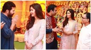 Katrina Kaif joins Mammootty, Manju Warrier, Nivin Pauly, Prabhu and Karthi for Navratri celebrations in Kerala