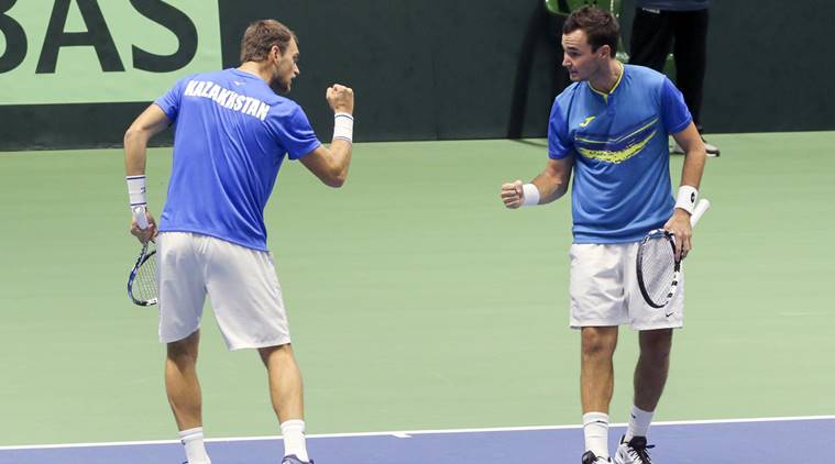 Davis Cup: Kazakhstan win doubles to lead Argentina 2