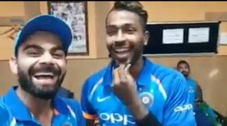 Virat Kohli, Hardik Pandya, India vs Australia, Pandya bowling, Pandya batting, sports news, cricket, Indian Express