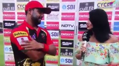 Blush blush! Love is in the air as Mayanti Langer interviews Stuart Binny  on their wedding anniversary, watch video | Cricket News - The Indian  Express