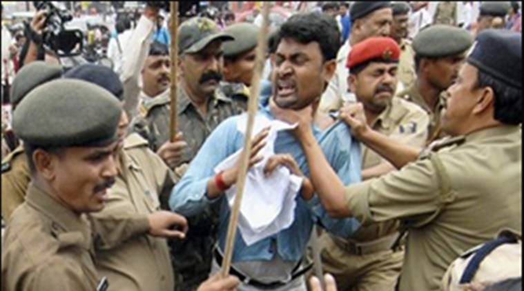 Chhattisgarh Police Crackdown, Chhattisgarh Farmer Protest, Farmer Protest Chhattisgarh, Chhattisgarh, India News, Indian Express, Indian Express News