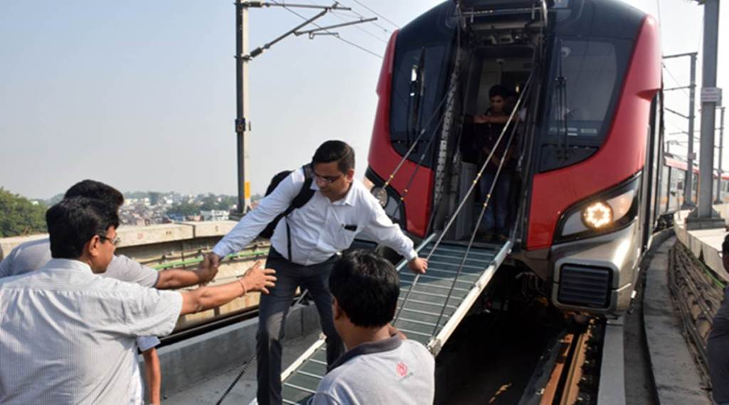 Lucknow metro, lucknow, metro rail stops, lucknow metro stops, metro rail service, indian express news