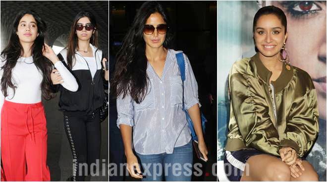 Celeb spotting: Sridevi’s daughters Jhanvi-Khushi head for vacations ...