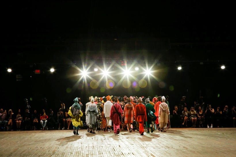 Marc Jacobs concluded New York Fashion Week with a colour blast