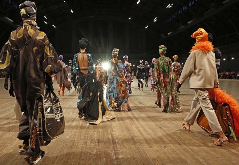 Marc Jacobs concluded New York Fashion Week with a colour blast