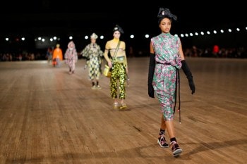 Marc Jacobs concluded New York Fashion Week with a colour blast
