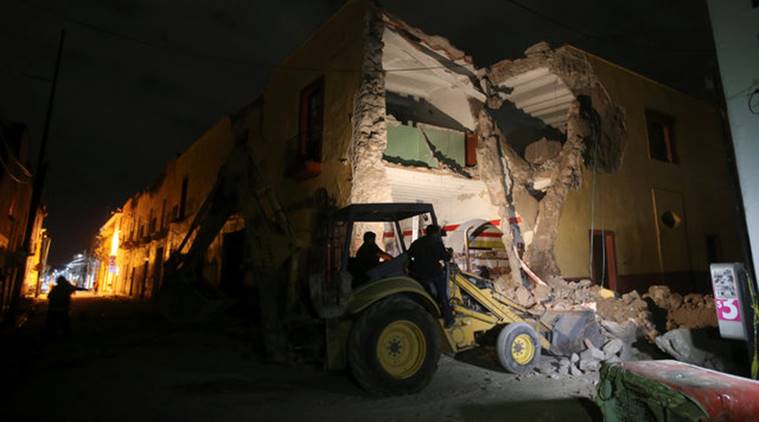 Mexico earthquake live updates, Mexico earthquake, Mexico, Mexico City, Mexico death toll, World news, Earthquake, Indian Express