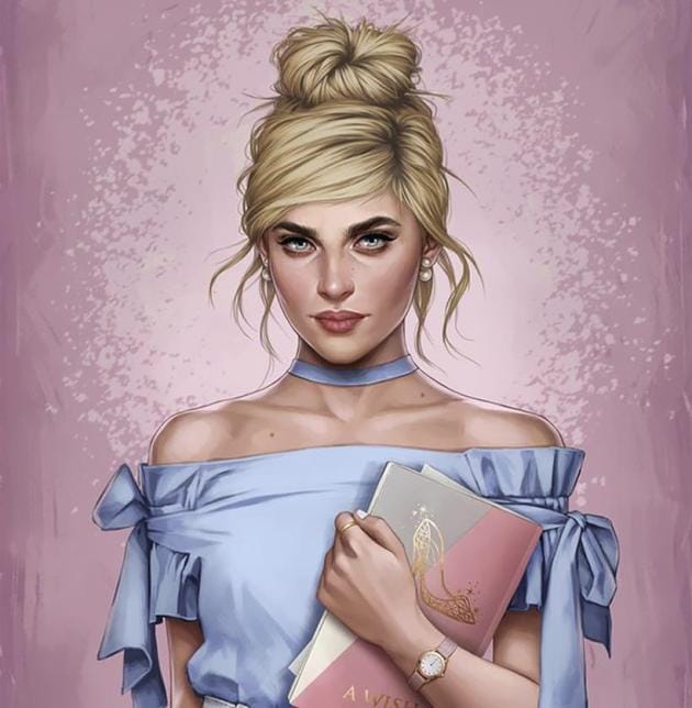 disney princesses, modern disney princesses, disney, disney princess illustrations, disney princess comics, disney princess cartoons, illustrator disney princess instagram, indian express, indian express news