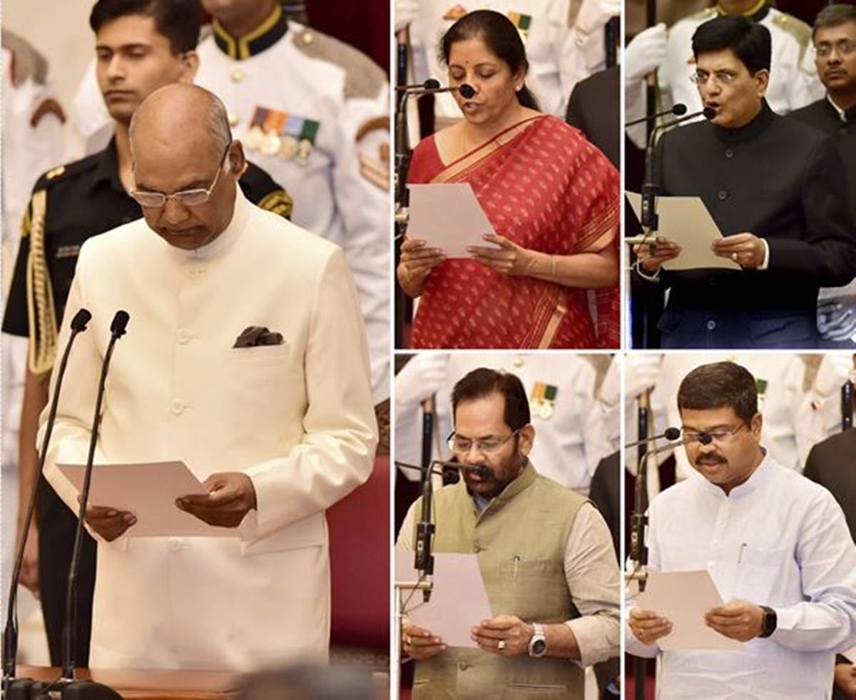 9 New Ministers Join Pm Narendra Modi Government 4 Elevated As