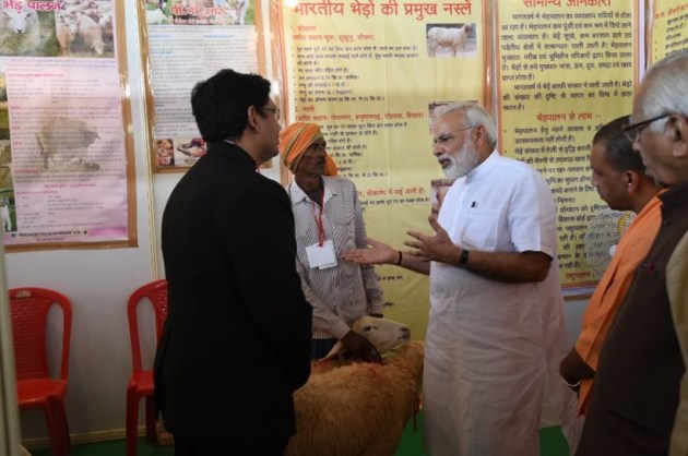 Narendra Modi, PM Narendra Modi, PM Modi in Varanasi, modi in varanasi, farmeres rally in varanasi, modi news, india news