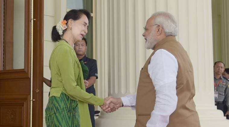 Narendra Modi, Rohingya, Myanmar, Aung San Suu Kyi, Rakhine state, Modi in Myanmar, Modi Myanmar