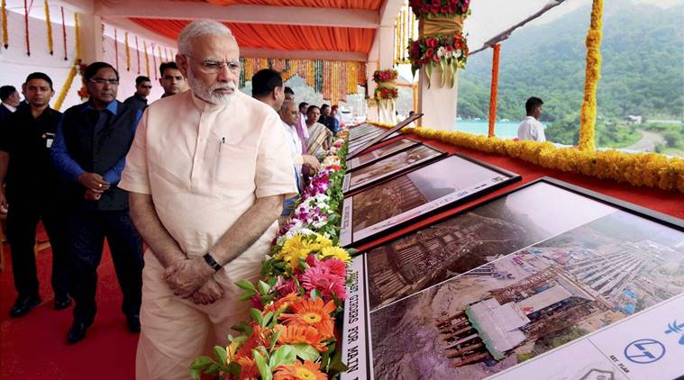  Narendra Modi, PM Modi, Sardar Sarovar Dam, Narmada river, Modi inaugurates sardar sarovar dam, world bank, Gujarat, gujarat dam, kevdiya, india news, indian express