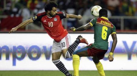Egypt vs Uganda, World Cup qualifier, Mohamed Salah, sports news, football, Indian Express