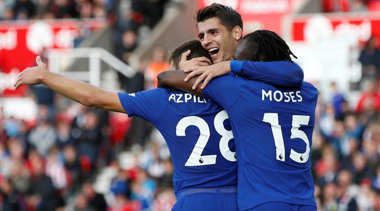 Alvaro Morata Scores Hat-trick As Chelsea Thump Stoke City 4-0 ...