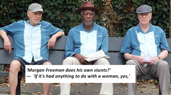 Morgan Freeman, Alan Arkin, Michael Caine, interview, hollywood actors interview, indian express, indian express news