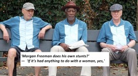 Morgan Freeman, Alan Arkin, Michael Caine, interview, hollywood actors interview, indian express, indian express news