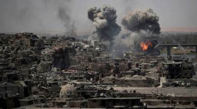 mosul, islamic state, mosul war, mosul bombs, iraq army mosul, mosul explosives, us army mosul, world news, mosul news, indian express