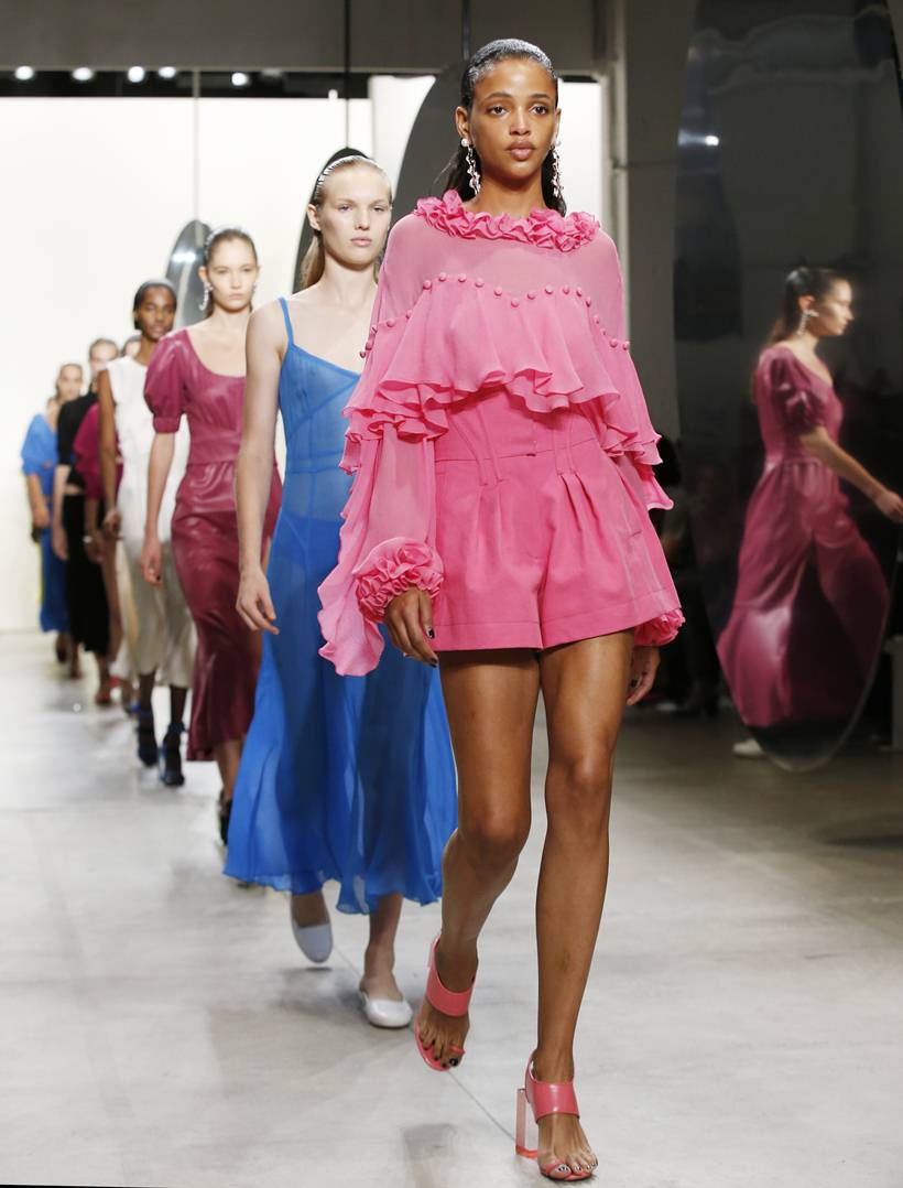 New York Fashion Week Prabal Gurung s colourful collection gets