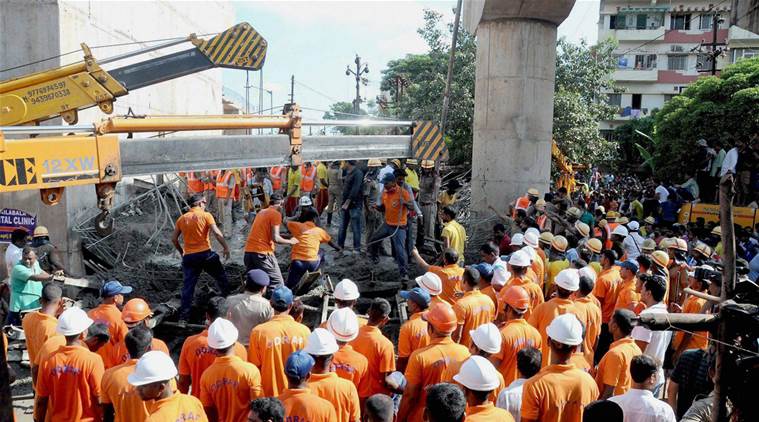 Ruckus over Bhubaneswar flyover collapse issue, Opp demand CM Naveen ...