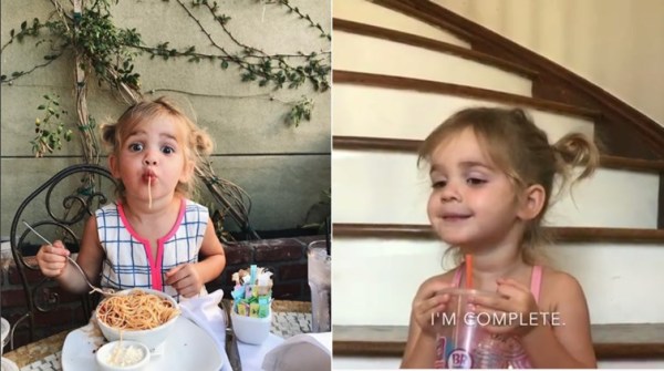 Mila Stauffer, Mila viral videos, 2 year old Mila, social media Mila, Mila facebook, Mila instagram, viral videos, cute kids, kid videos, Emma Stauffer, twin sisters, Indian express, Indian express news