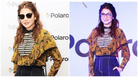 anushka sharma, anushka sharma style, celeb fashion, bollywood fashion, polarroid eyewear, indian expres, indian express news