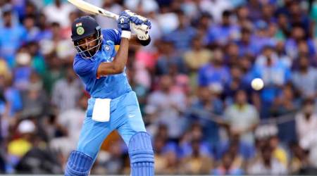 Hardik Pandya, Hardik Pandya batting, Hardik Pandya fifty, Hardik Pandya sixes, India vs Australia, Australia tour of India 2017, sports news, cricket, Indian Express