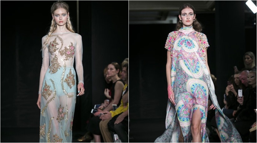 paris fashion week, paris fashion week 2017, chanel, hermes, elie saab, miu miu, stella mccartney, john galliano, givenchy, alexander mcqueen, valentino, manish arora, Maison Margiela, Saint Laurent, designers, designs by indian designer, trends 2017, Indian express, Indian express news