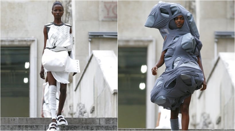 paris fashion week, paris fashion week 2017, chanel, hermes, elie saab, miu miu, stella mccartney, john galliano, givenchy, alexander mcqueen, valentino, manish arora, Maison Margiela, Saint Laurent, designers, designs by indian designer, trends 2017, Indian express, Indian express news