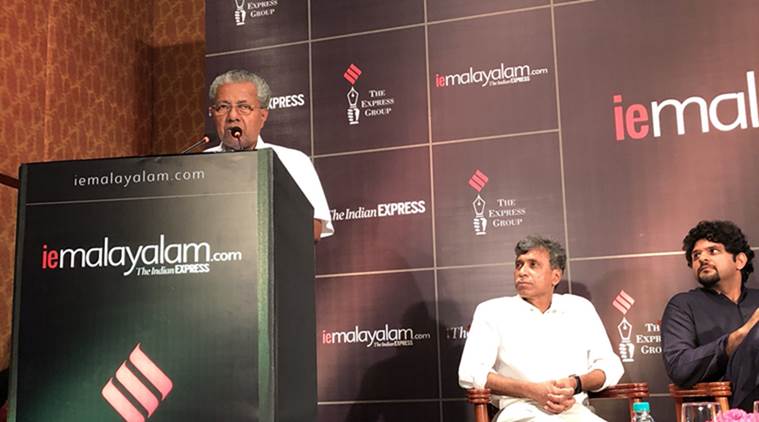 Kerala, Pinarayi Vijayan, Pinarayi Vijayan, ieMalayalam.com, ieMalayalam.com app launch, Indian Express Malayalam website, Indian Express