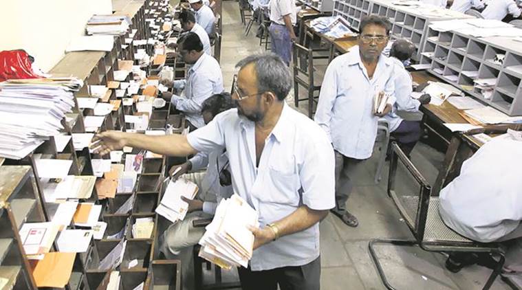 Outsource Postal Agents (OPAs), short staff postal department, postal department outsource work, less pay postal department, indian express news