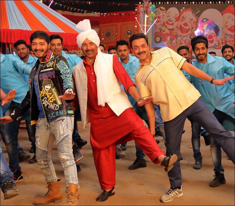 poster boys pics, poster boys, sunny deol, bobby deol, shreyas talpade
