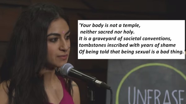 bigg boss contestant, priya malik, performance poetry, poem by priya malik, indian express, indian express news