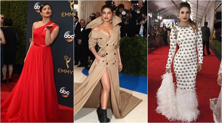 priyanka chopra red carpet look