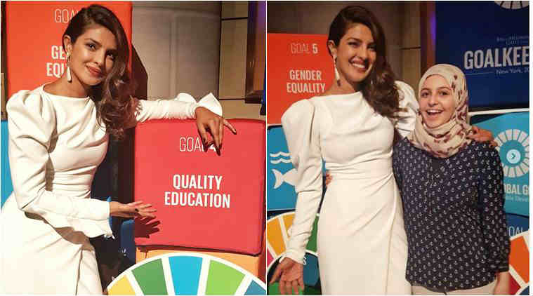 Priyanka Chopra Wants To Empower Educate And Create Opportunities For Girls See Photos Entertainment News The Indian Express