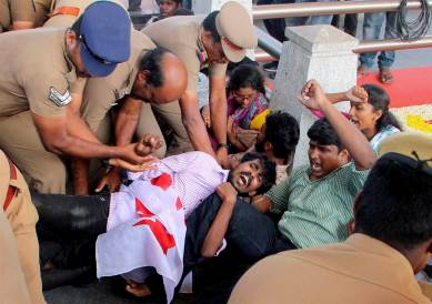 J Jayalalithaa, protest against NEET, neet protests, protests at J Jayalalithaa's mausoleum, India news, national news, Latest news