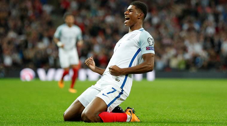 Marcus Rashford, Eric Dier, Gareth Southgate, England vs Slovakia, FIFA, 2018 FIFA World Cup qualifiers