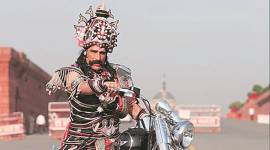 Actor Mukesh Rishi, traffic challan, ravana, ram lila, delhi news, delhi traffic police,