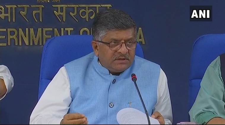 ravi shankar prasad, retirement age doctors, retirement age central government doctors, central govt doctors retirement age, india news, indian express news