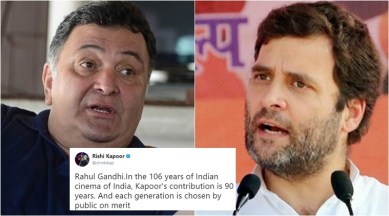 rishi kapoor, rishi kapoor slammed, rishi kapoor rahul gandhi, Rahul Gandhi speech, Rishi kapoor on twitter, Rishi Kapoor commenting on Rahul Gandhi, Rahul gandhi answering questions, Indian express, Indian express news