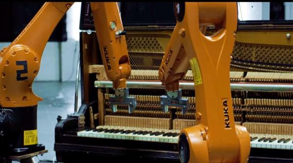 Nigel John Stanford, automatica, robot musicians, robots, musicians, youtube video, robot musical video, indian express, indian express news