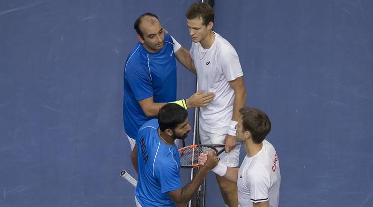 Davis Cup, India vs Canada, Rohan Bopanna, Purav Raja, Daniel Nestor, Vasek Pospisil, Tennis news, Tennis, Indian Express
