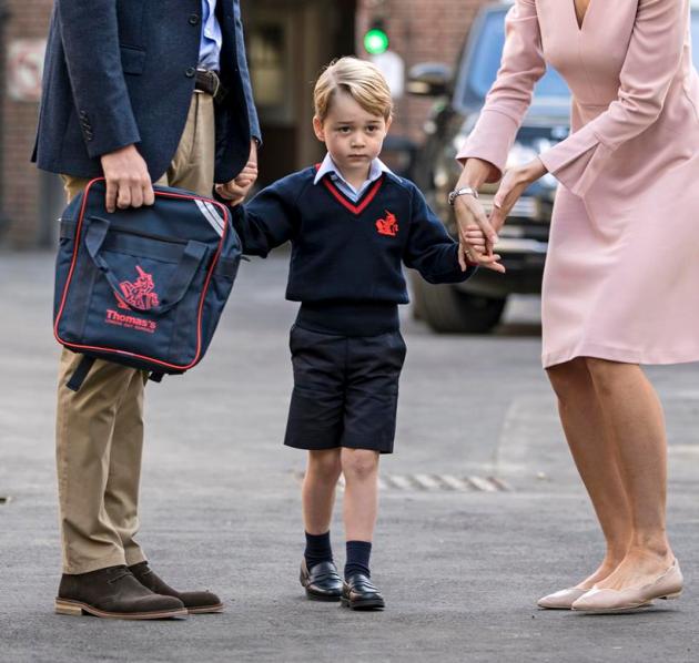 britain prince william, prince george, prince william, kensington palace, prince george first day, prince george school, prince george school photos, indian express, indian express news