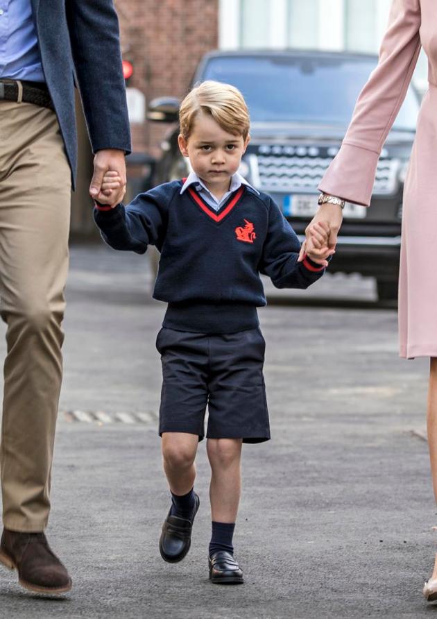 britain prince william, prince george, prince william, kensington palace, prince george first day, prince george school, prince george school photos, indian express, indian express news