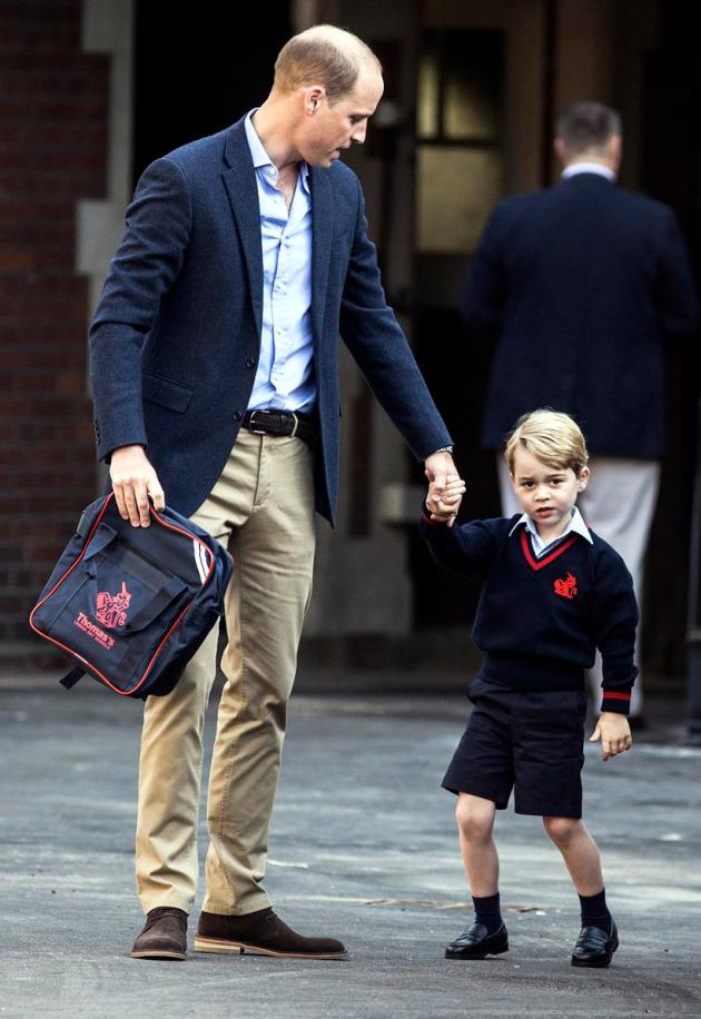 britain prince william, prince george, prince william, kensington palace, prince george first day, prince george school, prince george school photos, indian express, indian express news