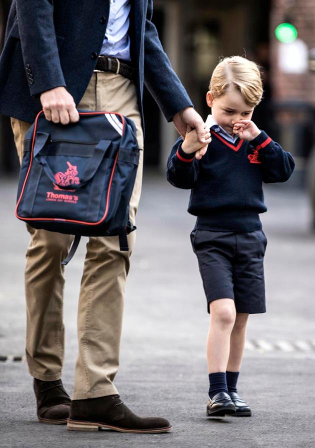 britain prince william, prince george, prince william, kensington palace, prince george first day, prince george school, prince george school photos, indian express, indian express news
