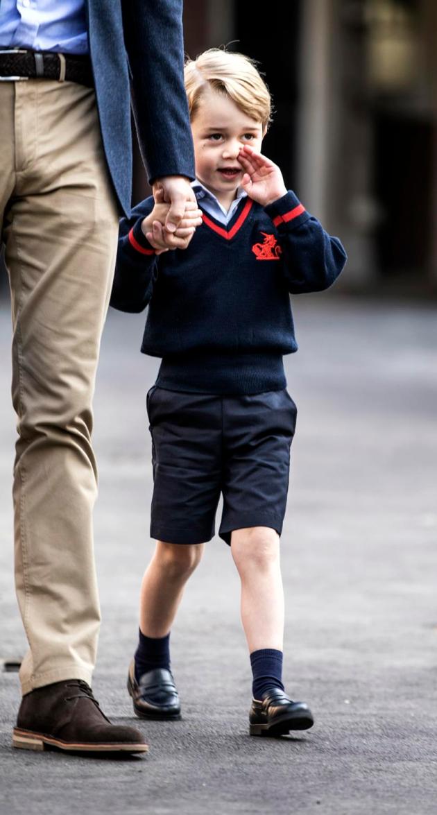britain prince william, prince george, prince william, kensington palace, prince george first day, prince george school, prince george school photos, indian express, indian express news
