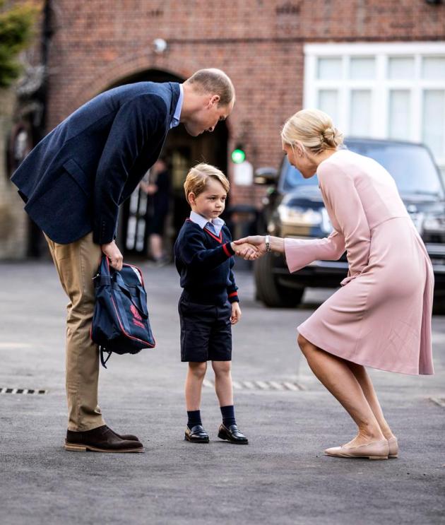 britain prince william, prince george, prince william, kensington palace, prince george first day, prince george school, prince george school photos, indian express, indian express news
