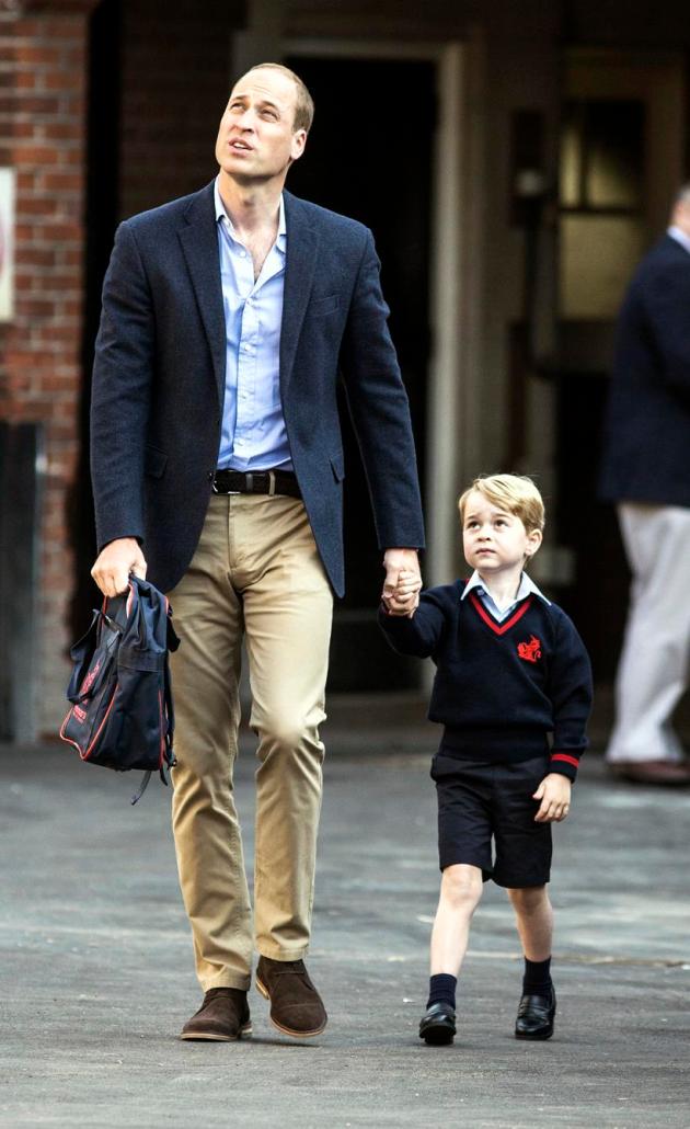 britain prince william, prince george, prince william, kensington palace, prince george first day, prince george school, prince george school photos, indian express, indian express news